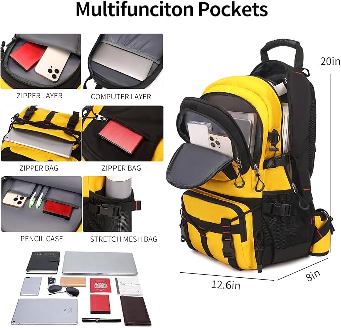 Nerlion 40L Hiking Backpack Travel Backpack - Image 3