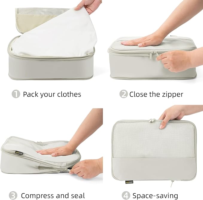 4 Piece Compression Packing Cubes - Image 4