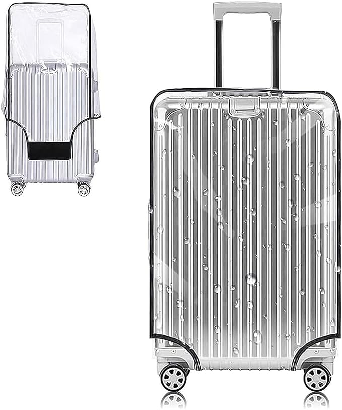 Yotako Clear PVC Suitcase Cover Protectors 30 Inch Luggage Cover Protectors by YOTAKO