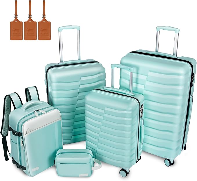 5-Piece Lightweight Luggage by WireHot