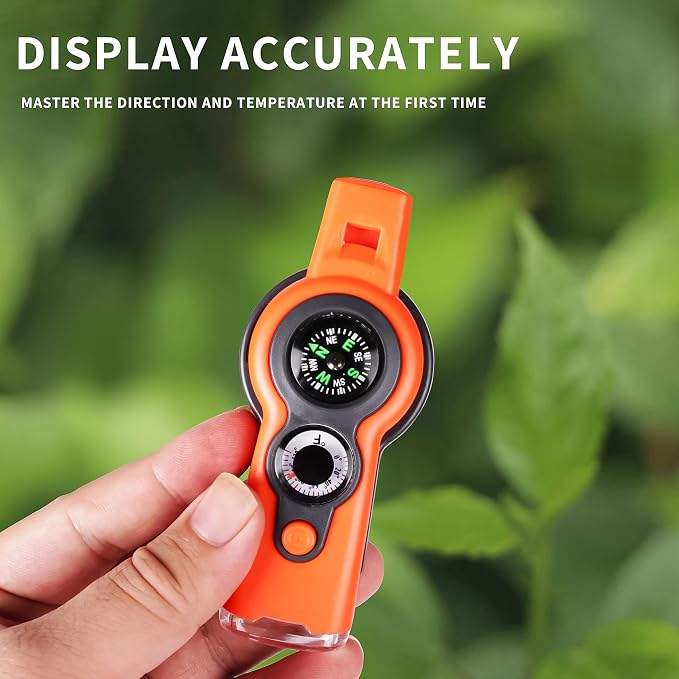 Emergency Survival Function Whistle, Outdoor Multifunctional Tool Safety Whistle - Image 2