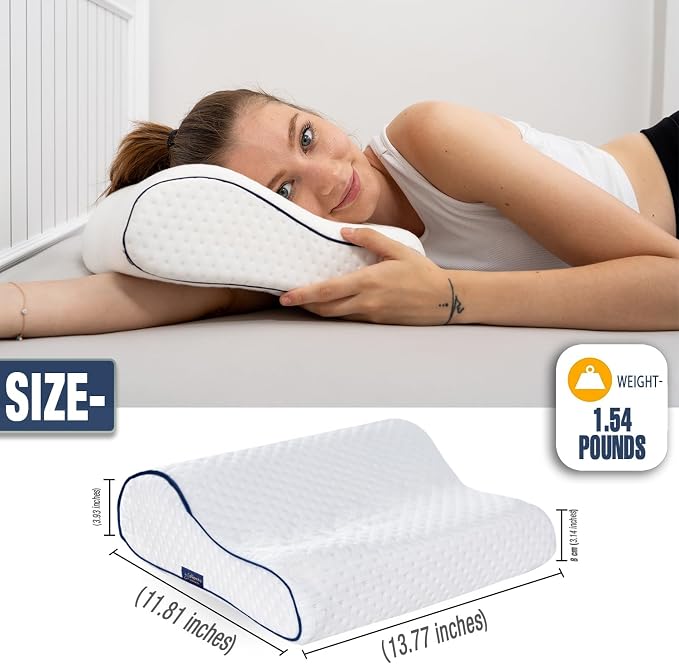 Travel & Camping Comfortable Memory Foam Pillow – Easy to Carry Portable Bag – - Image 3