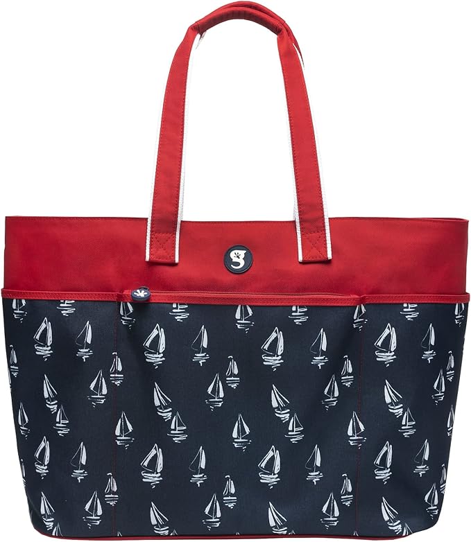 geckobrands Oversized Beach Tote – Large and Stylish Beach Bag by geckobrands
