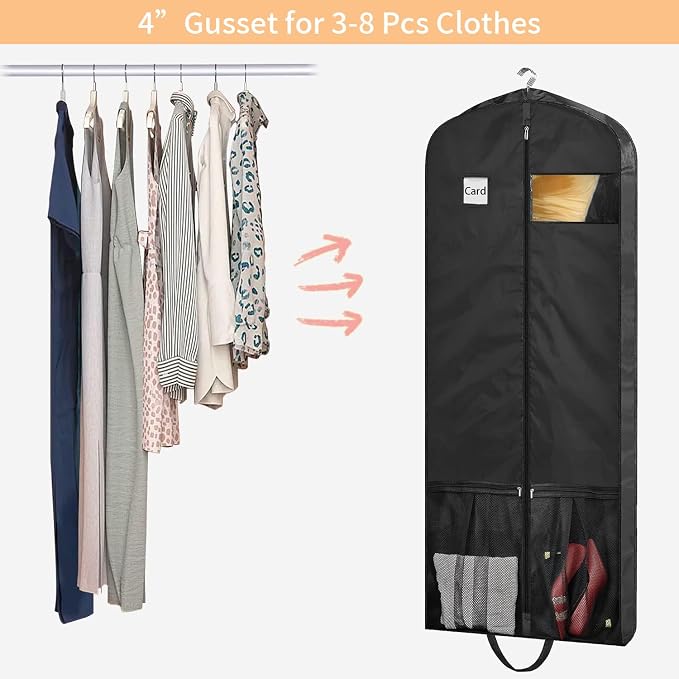 STEPONE Dress Bags for Gowns Long, Dress Bags for Closet Storage and Traveling - Image 4