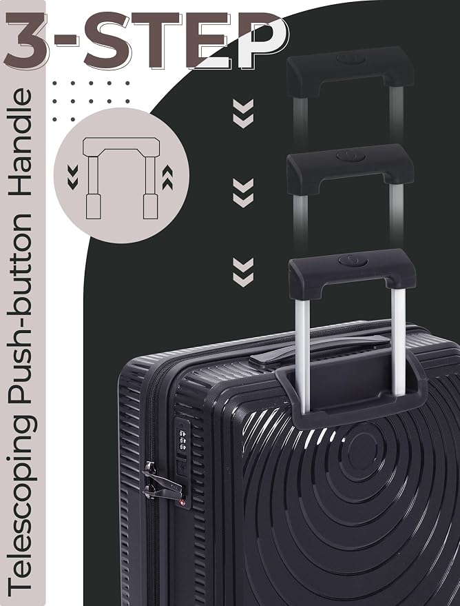 Luggage Sets 5 Piece, Suitcases - Image 3