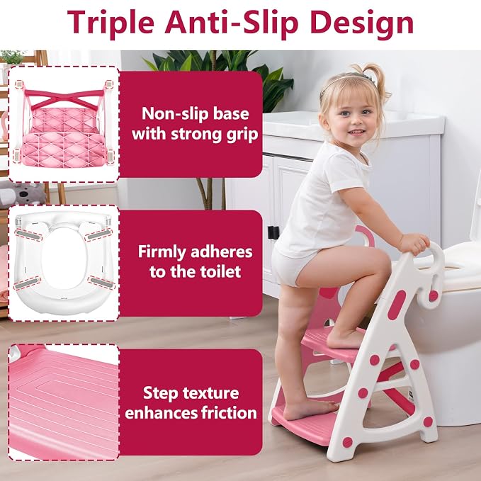 Potty Training Seat: 2 in 1 Design Potty Seat - Image 5