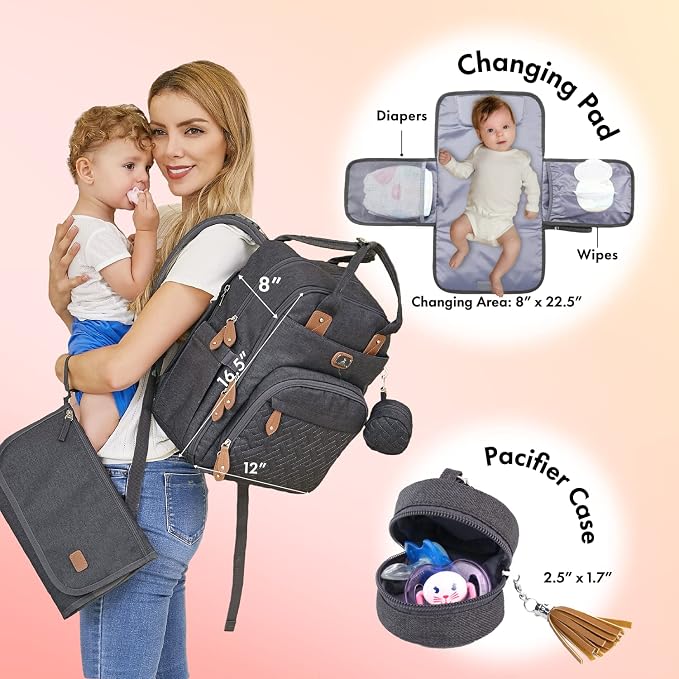 Dikaslon Diaper Bag Backpack - Image 2