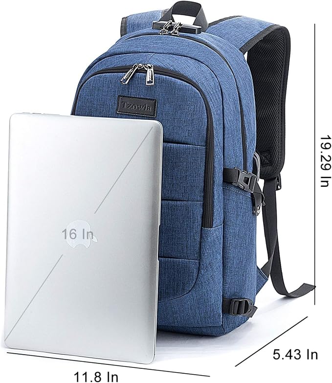 Tzowla Business Laptop Backpack Anti-Theft Backpack - Image 4