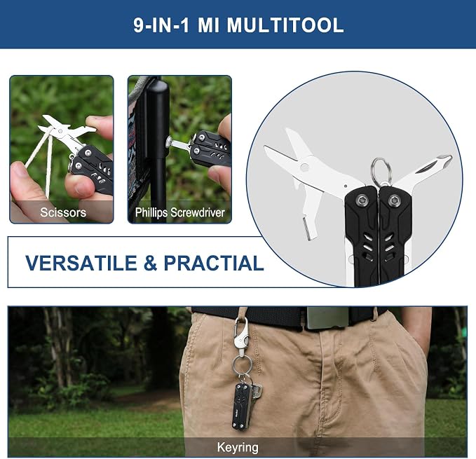 NexTool Mini Multitool - 9 in 1 Keychain Multitool - Image 6