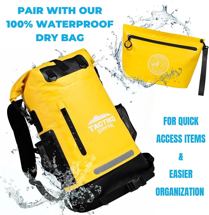 Tactiko Heavy-Duty Splash Water Resistant Zipper Pouches - 3L Hold-All - Image 8