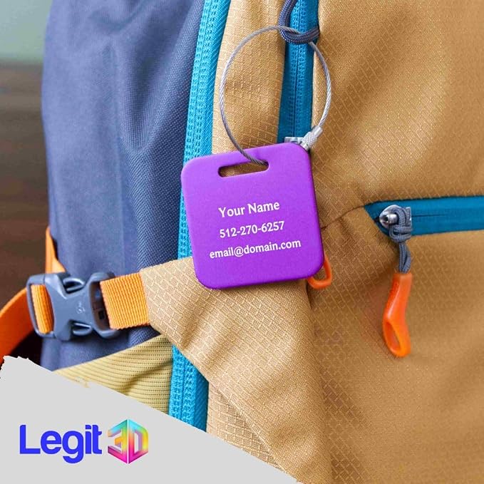 Custom Metal Luggage Tags - Image 4