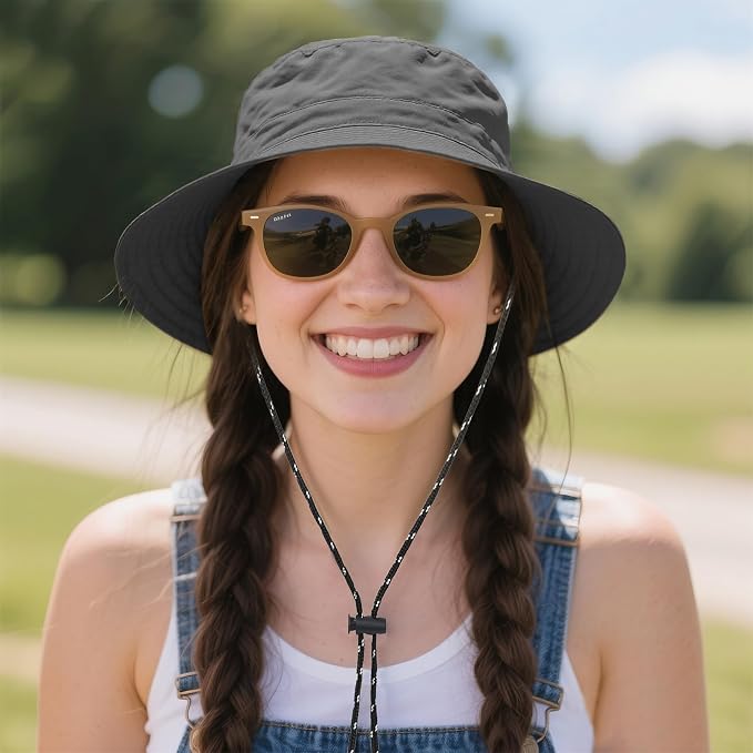 Durio Waterproof Bucket Hats for Woman UPF 50+ Sun Hat UV Protection Packable - Image 6