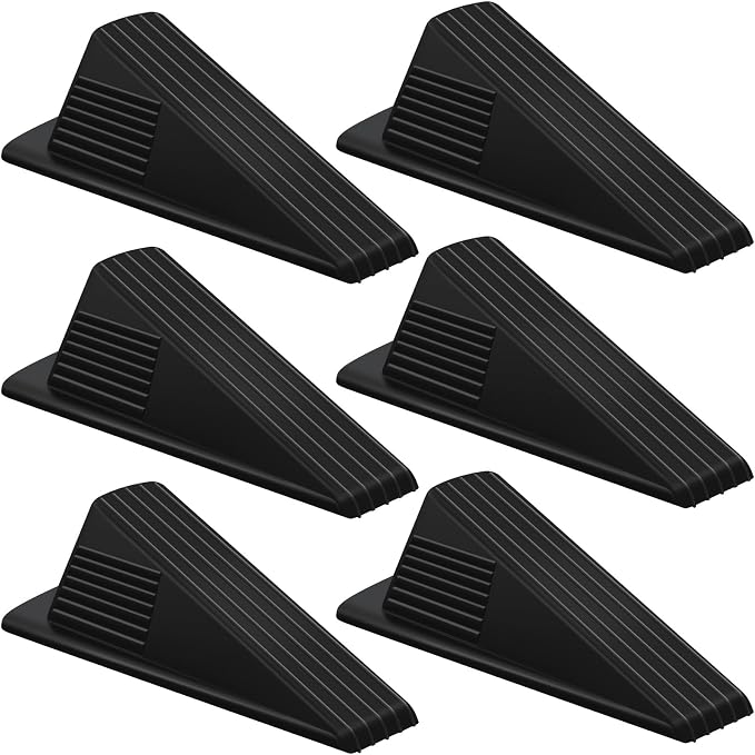 Frienda 6 Pcs Jumbo Door Stoppers Heavy Duty Door Stopper Tall up to 2inch Tall by Frienda