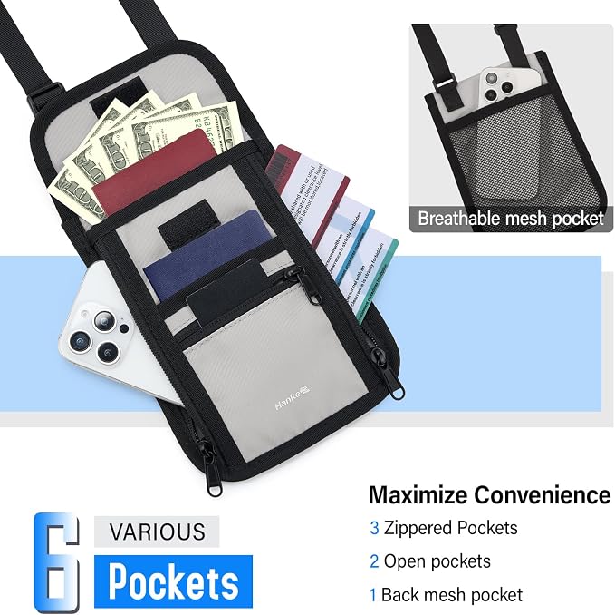 Hanke Passport Holder, Travel Wallet - Image 3