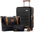 SHOWKOO Carry On Luggage Hardshell Lightweight Luggage Set, Suitcase by SHOWKOO