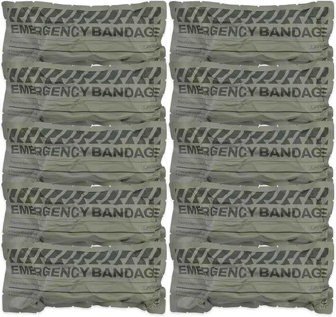 RHINO RESCUE 6" Emergency Compression Bandage Strile Trauma Wound Dressing by RHINORESCUE