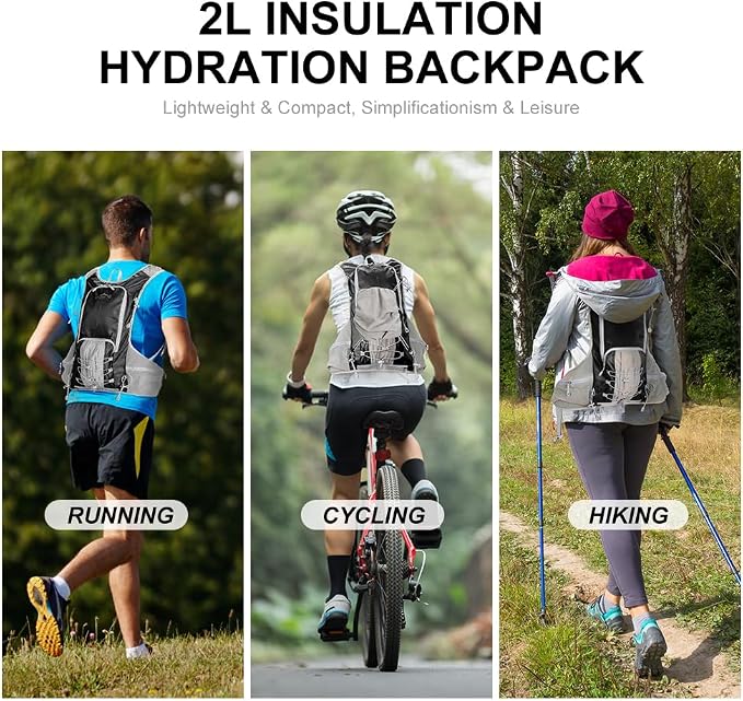 INOXTO Hydration Pack Backpack ，Water Backpack - Image 5