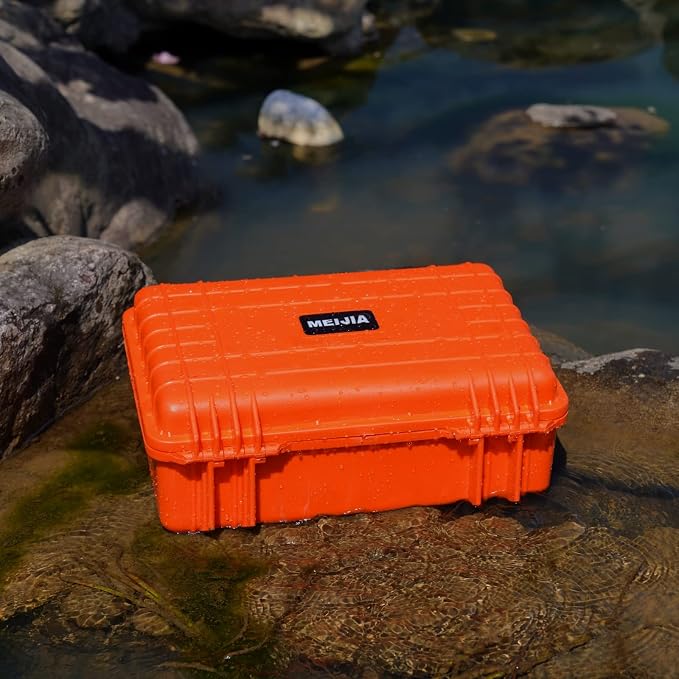 MEIJIA All Weather Portable IP67 Waterproof Protective Case, Hard Camera Case - Image 3