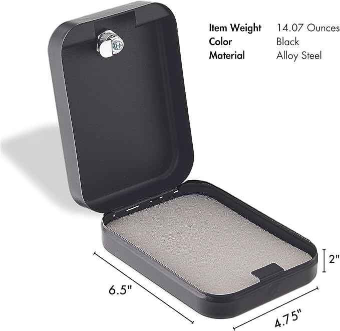 Helix - Personal Safe - Steel - Keyed Lock - Image 4
