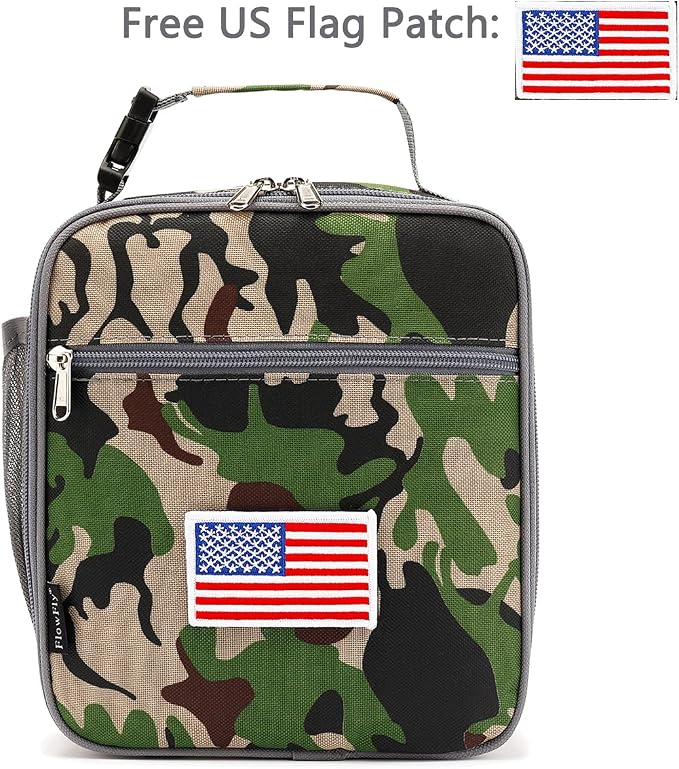 FlowFly Kids Lunch box Insulated Soft Bag Mini Cooler Back to School Thermal - Image 2