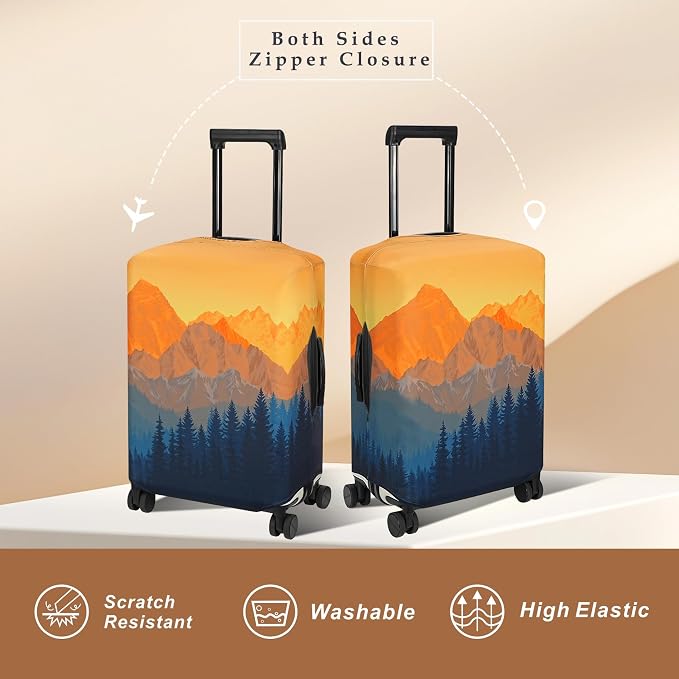Explore Land Travel Luggage Cover Suitcase Protector Fits 18-22 Inch Case - Image 2