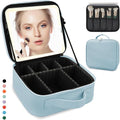 Travel Makeup Bag for Women and Makeup Artists Cosmetic Organizer Large Makeup by MORMIDTravelMakeupBag