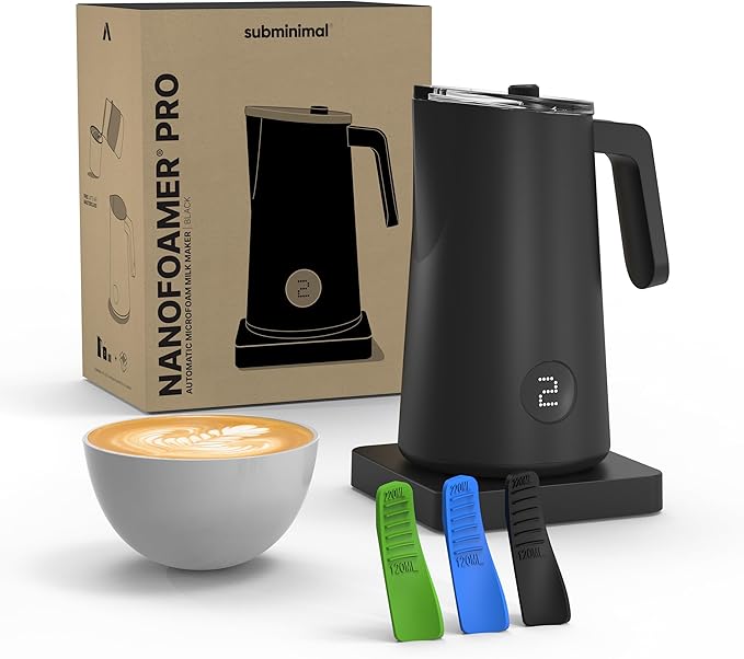 Subminimal NanoFoamer Pro Gen-2 – Revolutionary Hands-Free Microfoam Milk Maker by subminimal%E2%84%A2