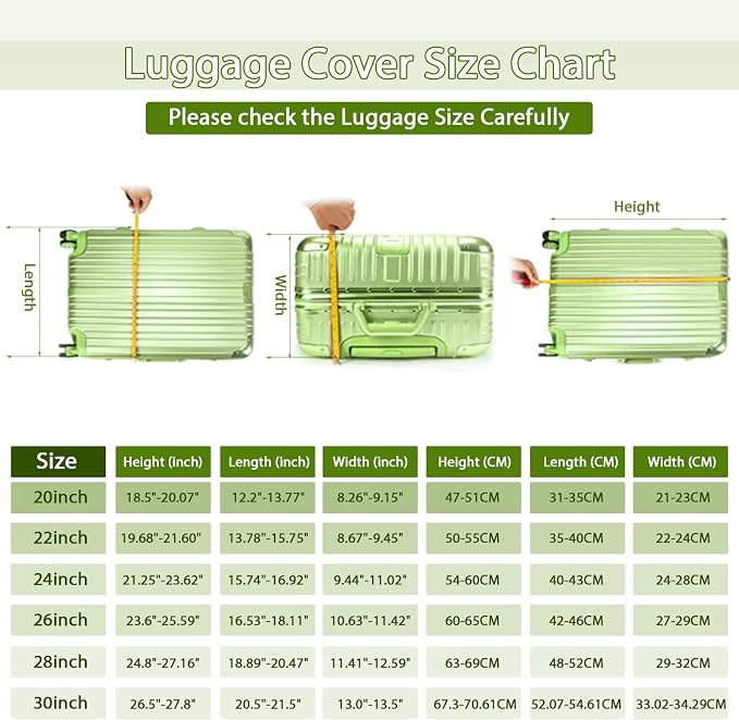 Thicken Clear Luggage Cover Protector - Image 3