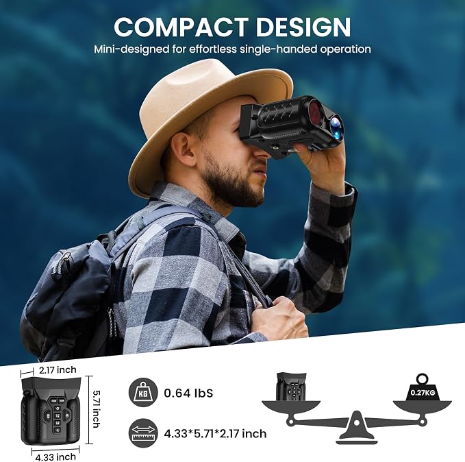Night Vision Goggles, 4K Night Vision Binoculars - Image 2