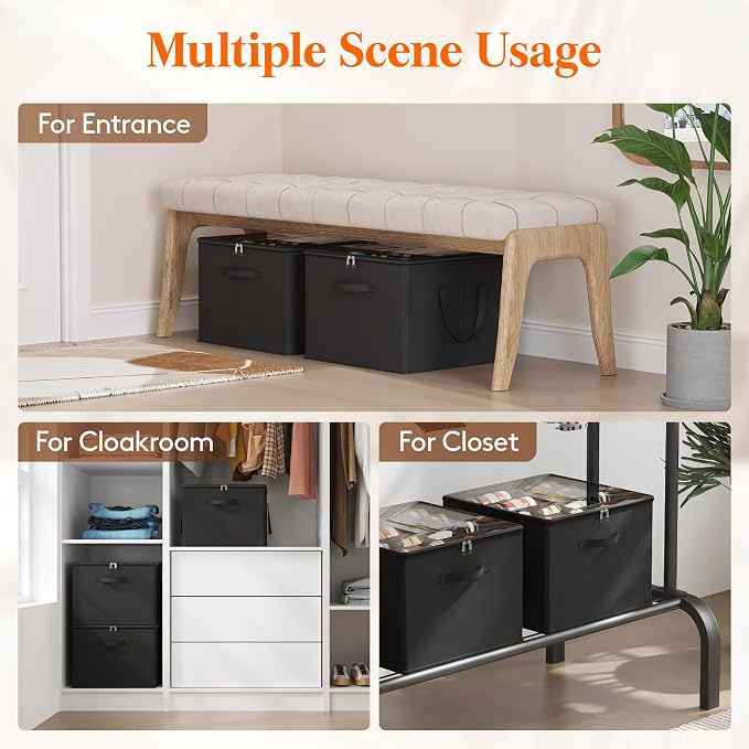 Lifewit Shoe Storage Organizer for Closet, Fits 12-16 Pairs, Large Shoe Box - Image 8
