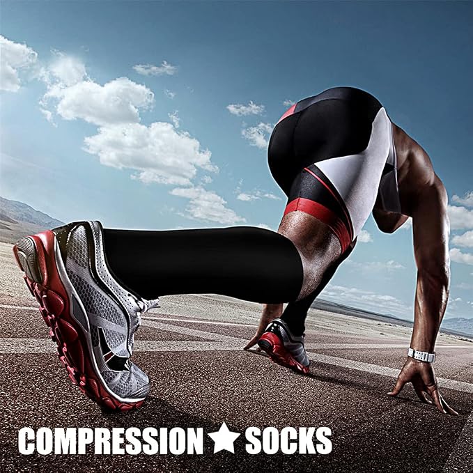 CHARMKING Compression Socks for Women & Men Circulation 15-20 mmHg is Best - Image 3