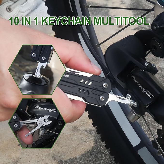 NexTool Keychain Multitool, Mini Sailor Scissors, 10 in 1 Mini Multitool - Image 6