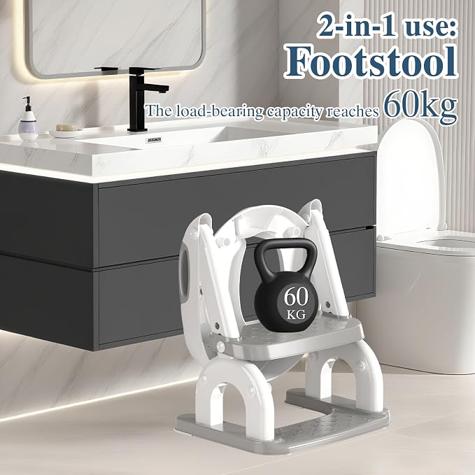 Potty Training Seat for Toddlers, Adjustable Height 2-in-1 Potty Training - Image 5
