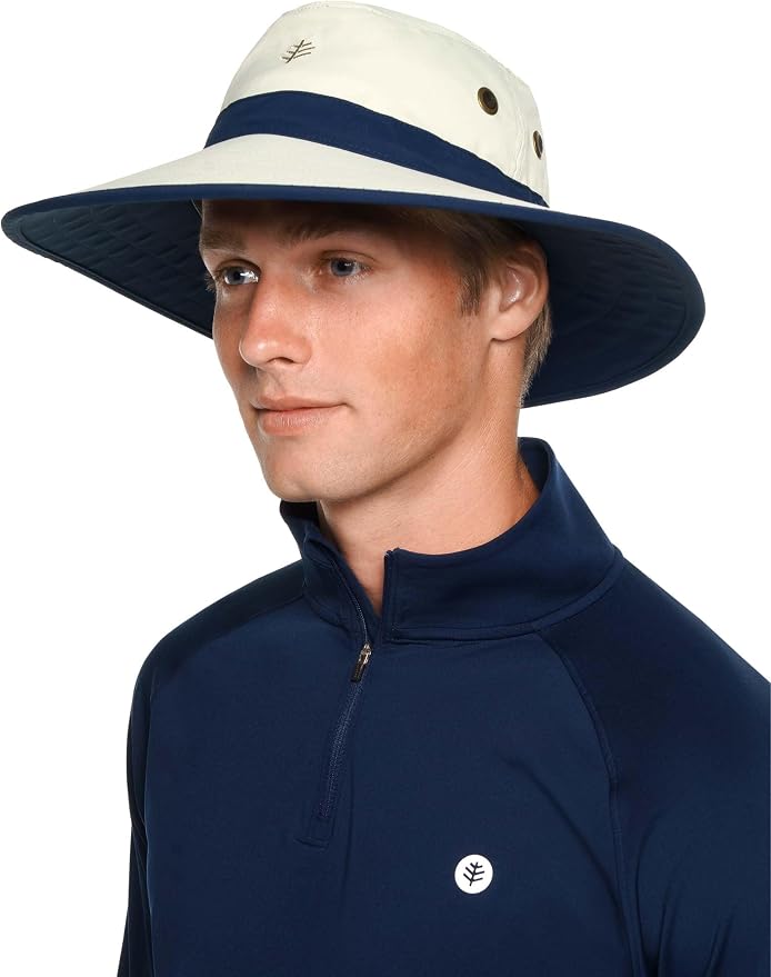 Coolibar UPF 50+ Men's Women's Matchplay Golf Hat by CoolibarSunProtectiveClothing