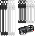 Nearockle Silicone Cable Ties Cord Organizer Cable Management by ELECTRONICSORGANIZATION