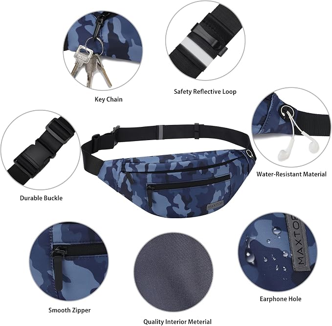 MAXTOP Large Crossbody Fanny Pack - Image 5