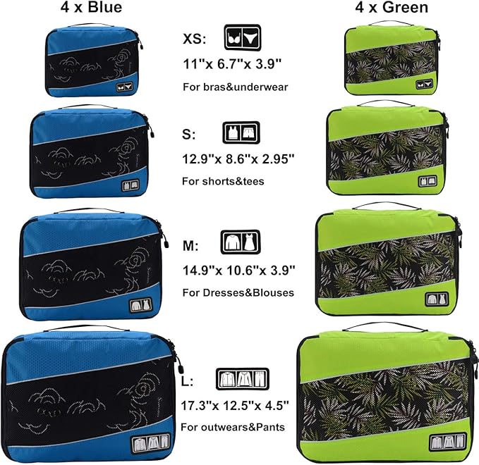 Packing Cubes Luggage Bags Organizer Durable Travel Accessories - Image 2