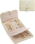 BAGSMART Travel Jewelry Case Organizer, Roll Foldable Jewelry Case by BAGSMART