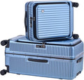 2 pieces 20/29 Aluminum Frame Carry On and Checked Luggage Set by Kaleenie