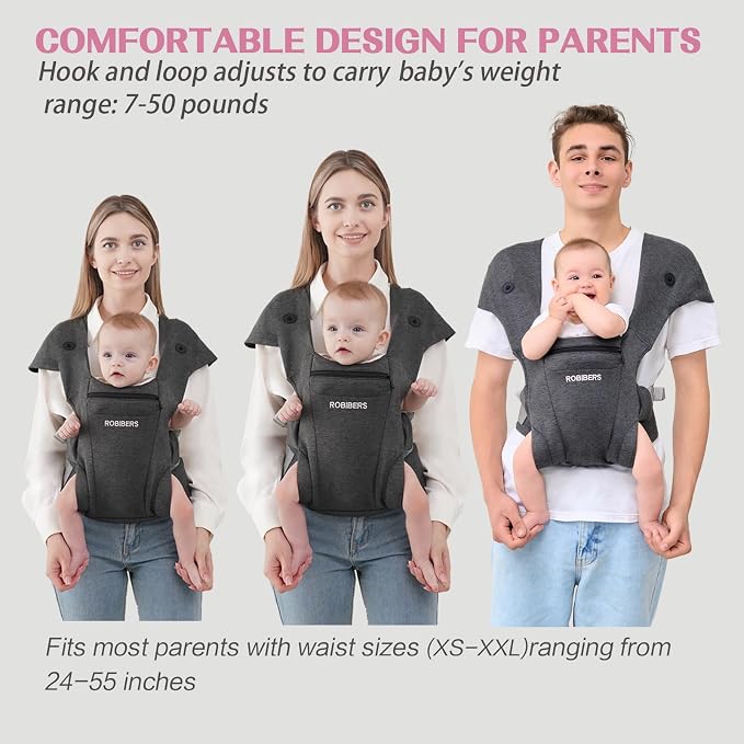 Newly Upgraded Baby Carrier Newborn to Toddler - Image 5