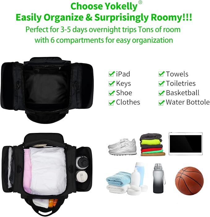 Sports Duffel Bag 20 inch for Travel Gym - Image 4