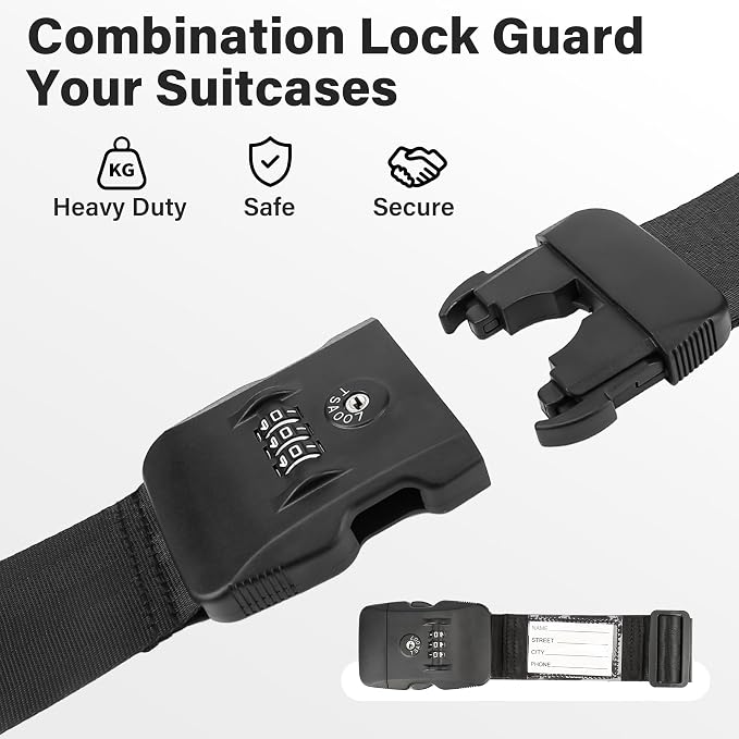 Luggage Straps, TSA Approved Luggage Strap Belt - Image 2