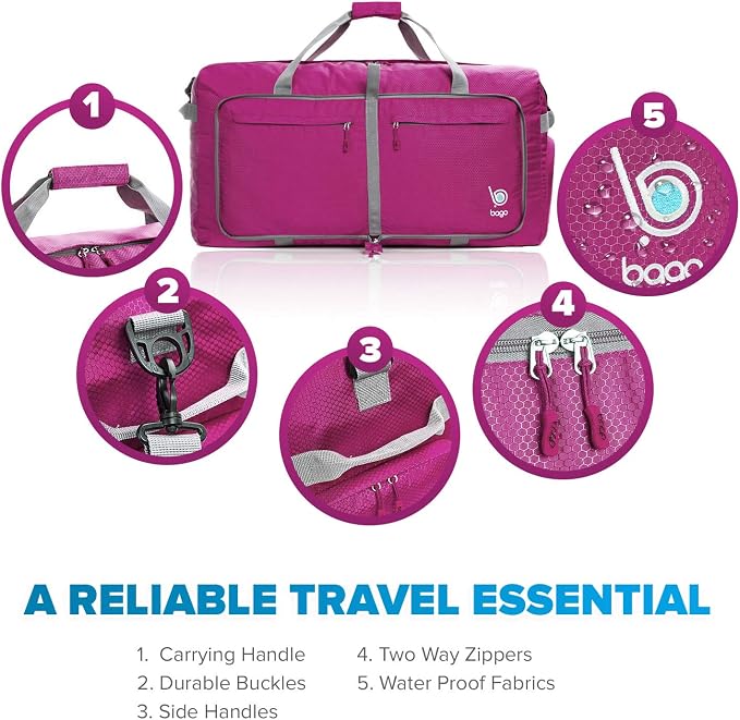 Bago Large Foldable Duffel Bags - Image 3