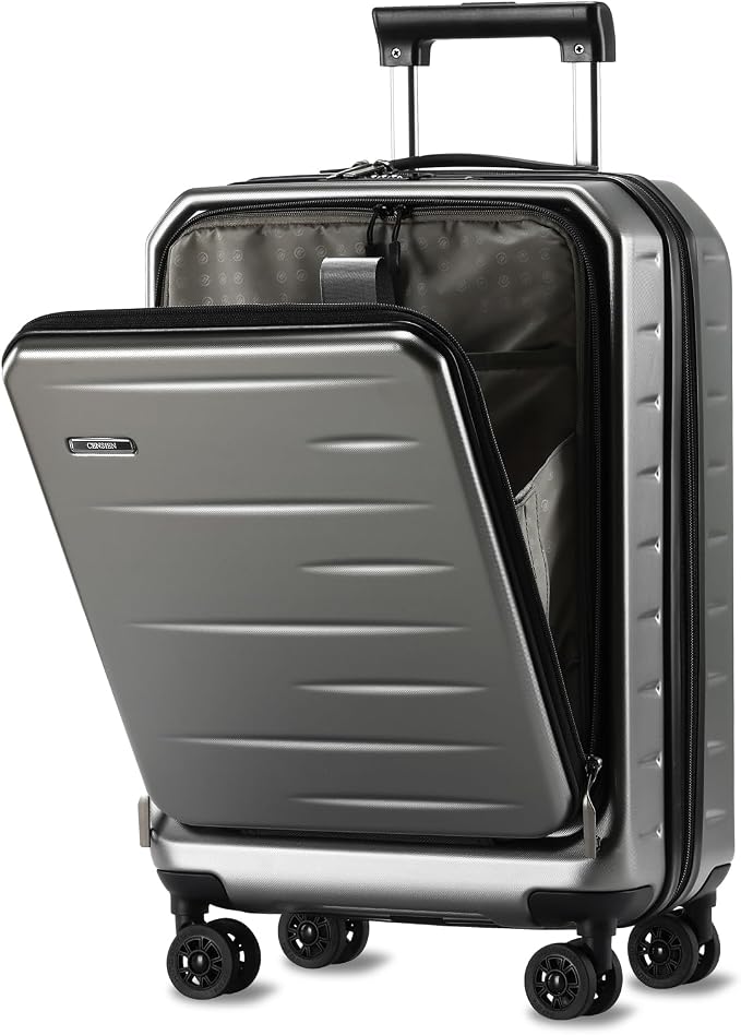 Carry On Luggage 22×14×9 Airline Approved, 20 Inch Lightweight ABS+PC Hard - Image 9