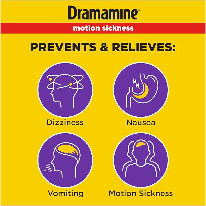 Dramamine Motion Sickness Less Drowsy, Chewables - Image 2