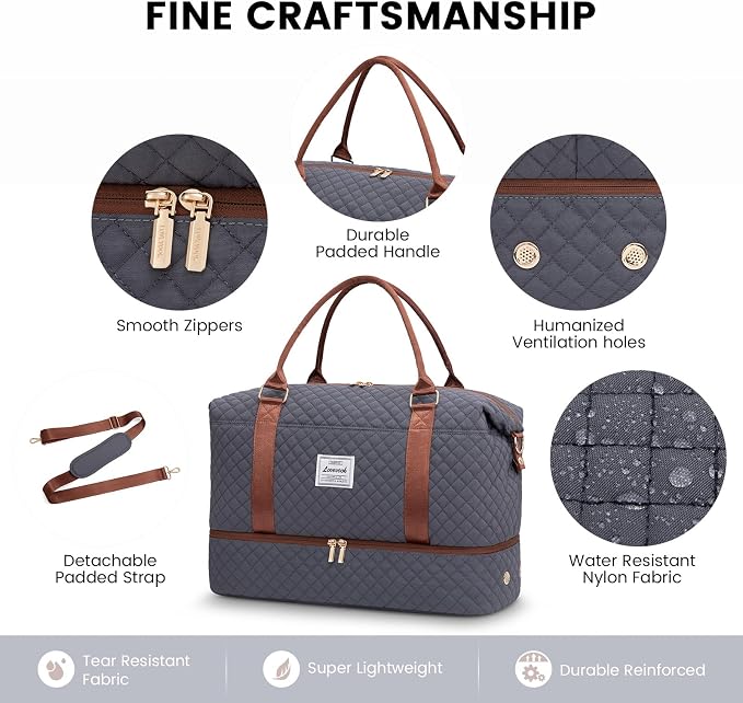 LOVEVOOK Travel Duffle Bag, Weekender Bags - Image 5
