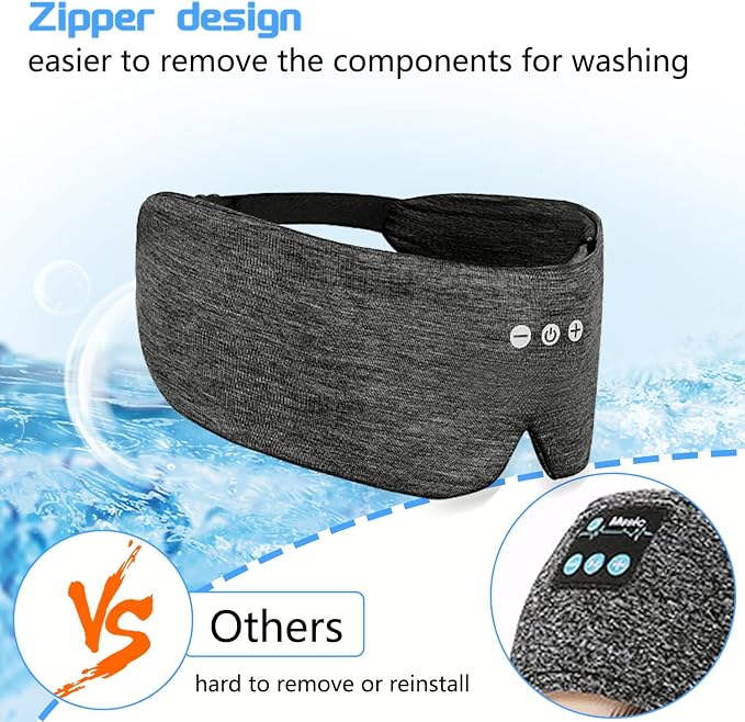 ALASKA BEAR Headphone Cotton Headband Bluetooth 5.2 HD Stereo Noise Reduction - Image 7
