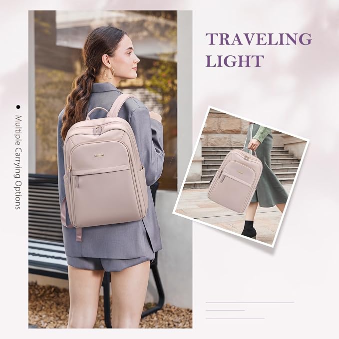 Travel Backpack for Women Personal Carry On Bag Business Weekender Hiking - Image 7