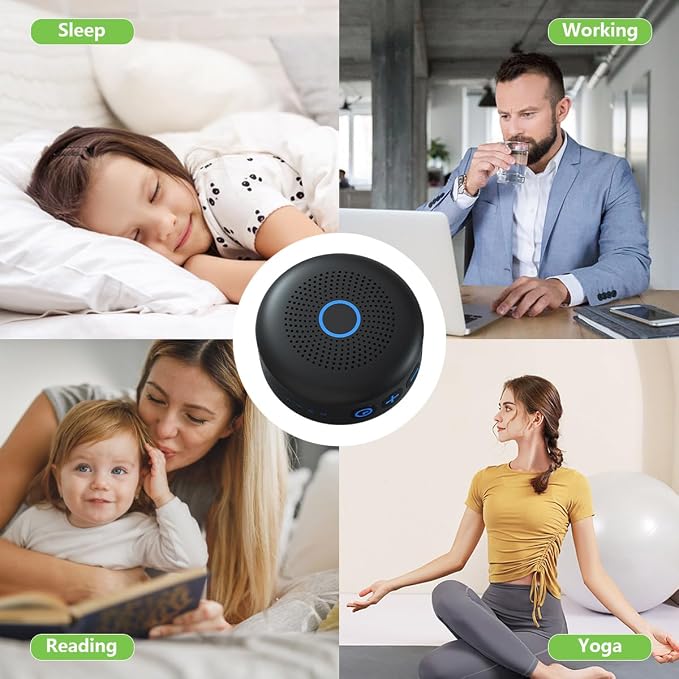 Sleepbox Portable White Noise Sound Machine 30 Soothing Sounds Rechargeable - Image 8