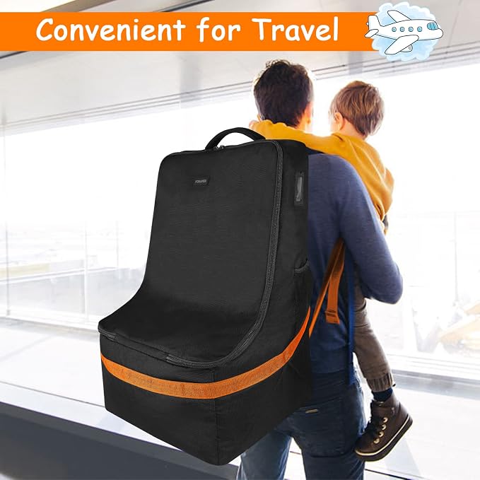 YOREPEK Car Seat Travel Bag, Padded Car Seats Backpack - Image 9